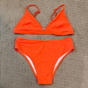 Bold Orange Bikini Set